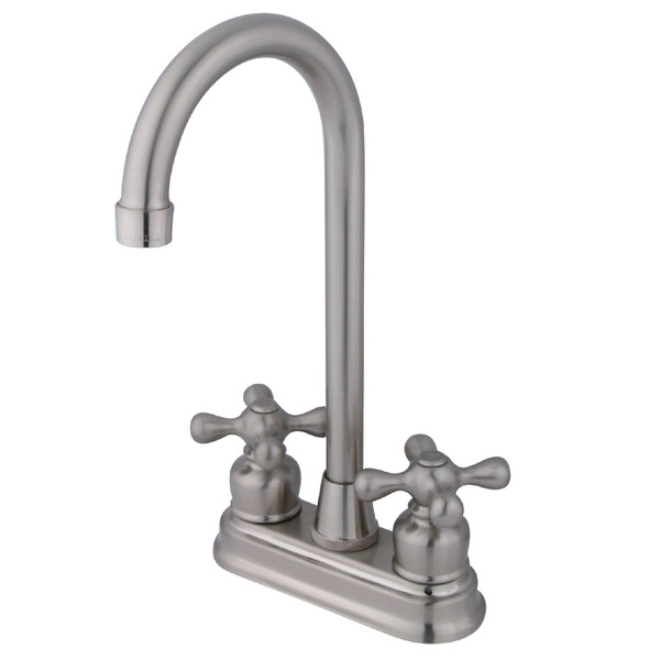 Kingston Brass Bar Faucet, Brushed Nickel KB498AX